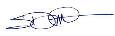 Signature of Dr. Shaneva D. McReynolds